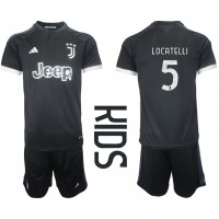 Juventus Manuel Locatelli #5 Tredje Dräkt Barn 2023-24 Kortärmad (+ Korta byxor)